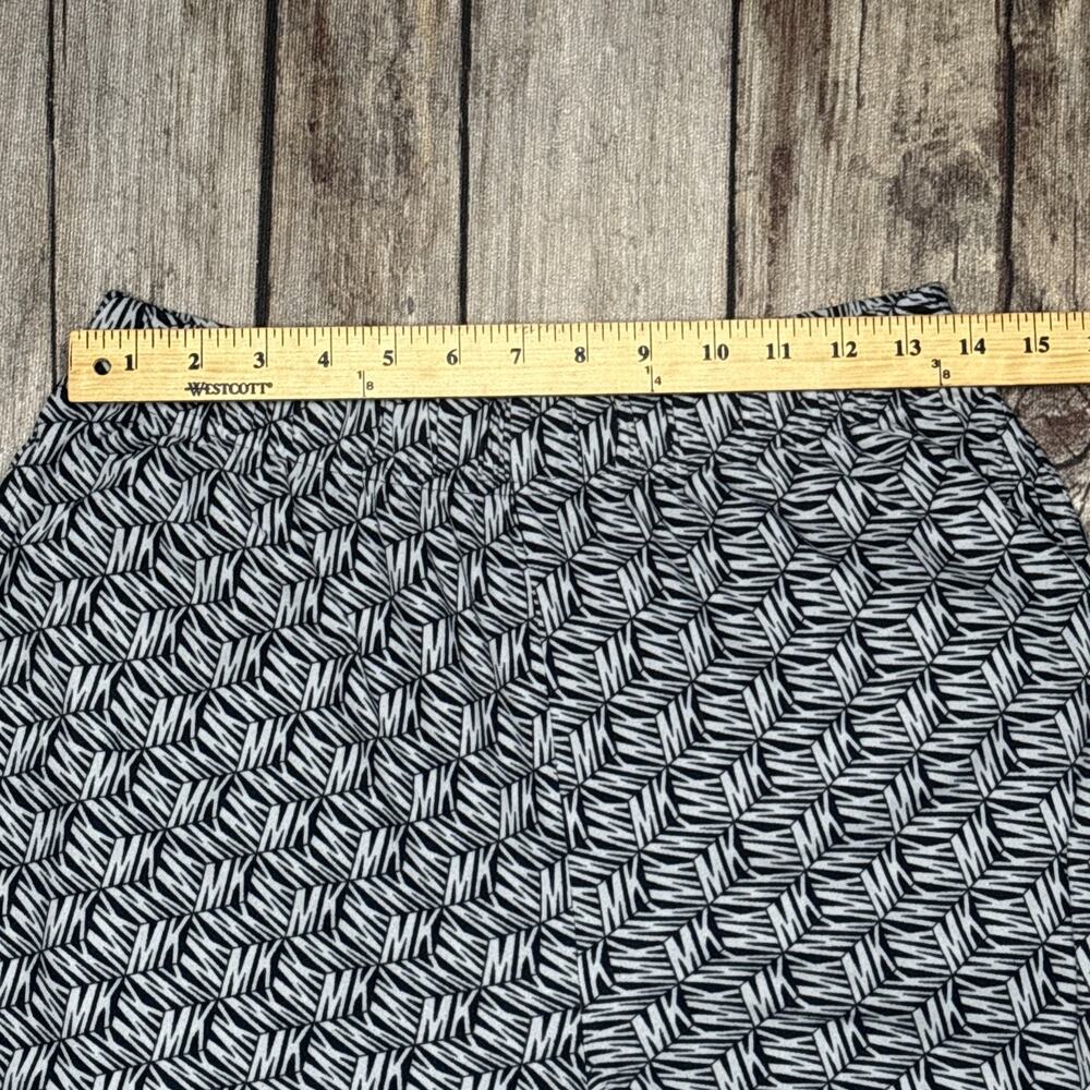 Michael Kors Mens Lounge Pajama Pants Size Small Black MK Logo Print Elast - Picture 5 of 7